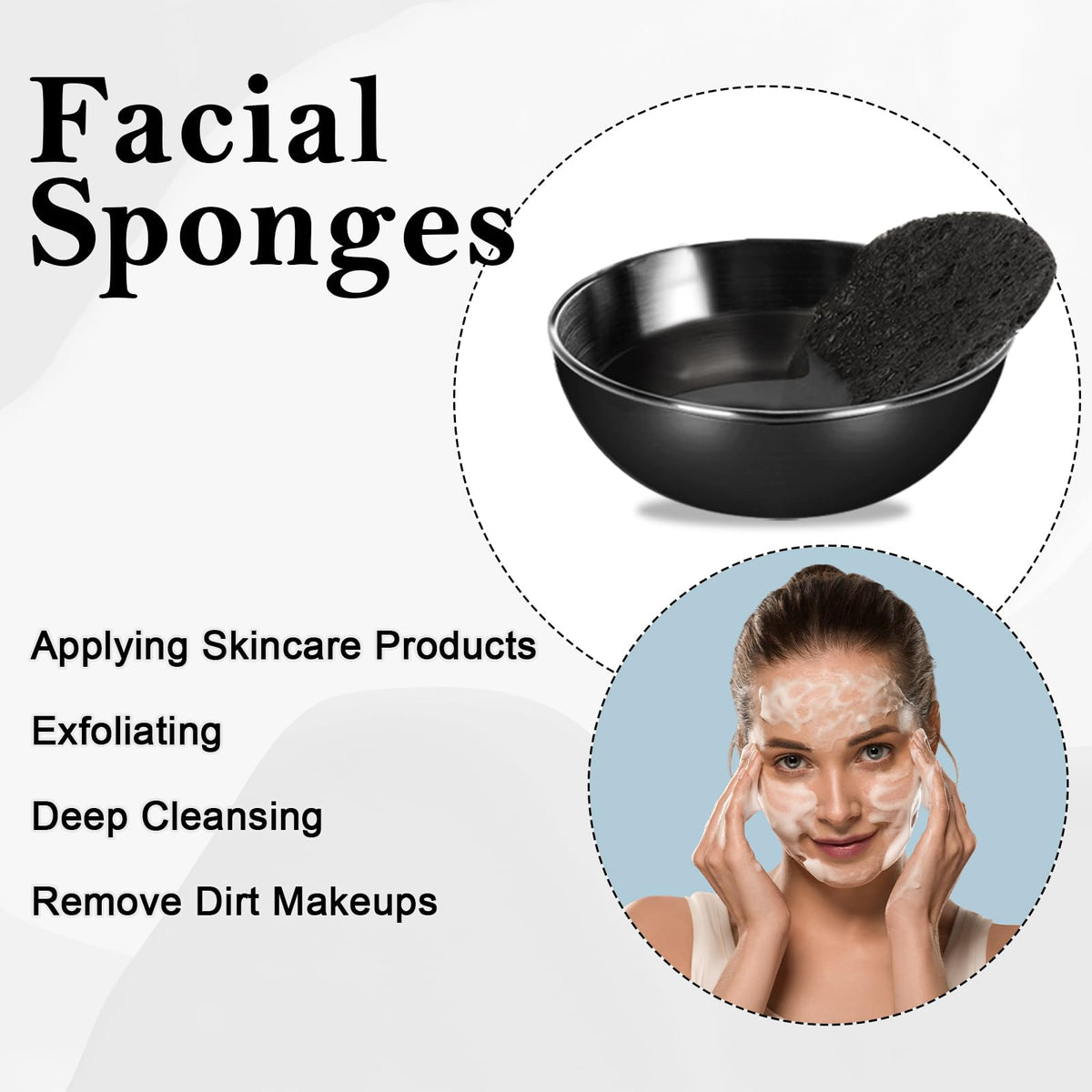 DLUGOPIS home facial setup with tray, bowls and brushes, professional results at home
