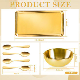 DLUGOPIS stainless steel mixing bowls top view highlighting durable stainless finish