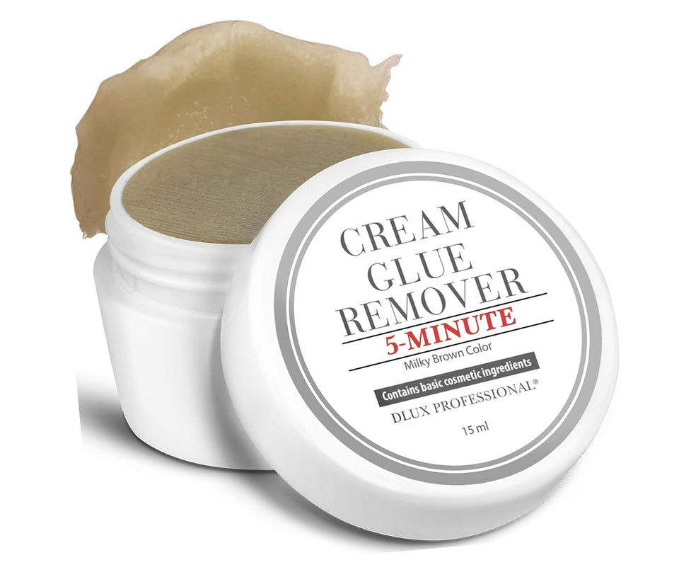 DLUX PROFESSIONAL front packaging showing 15ml cream remover for precise application