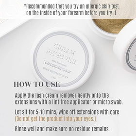 DLUX PROFESSIONAL open jar texture of creamy remover indicating easy control