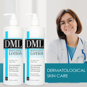 DML label detail highlighting ingredient and hypoallergenic benefit