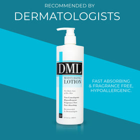 Hand holding the DML bottle demonstrating ease of use