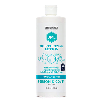 DML front label showing product name and unscented benefit