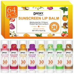 DMSKY front packaging showing 64-pack and SPF 30 protection