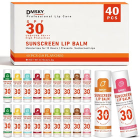 DMSKY front packaging showing 40-pack and SPF 30 for easy identification and bulk savings