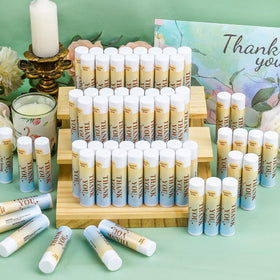 Dmsky label close-up with THANK YOU message conveying appreciation benefit