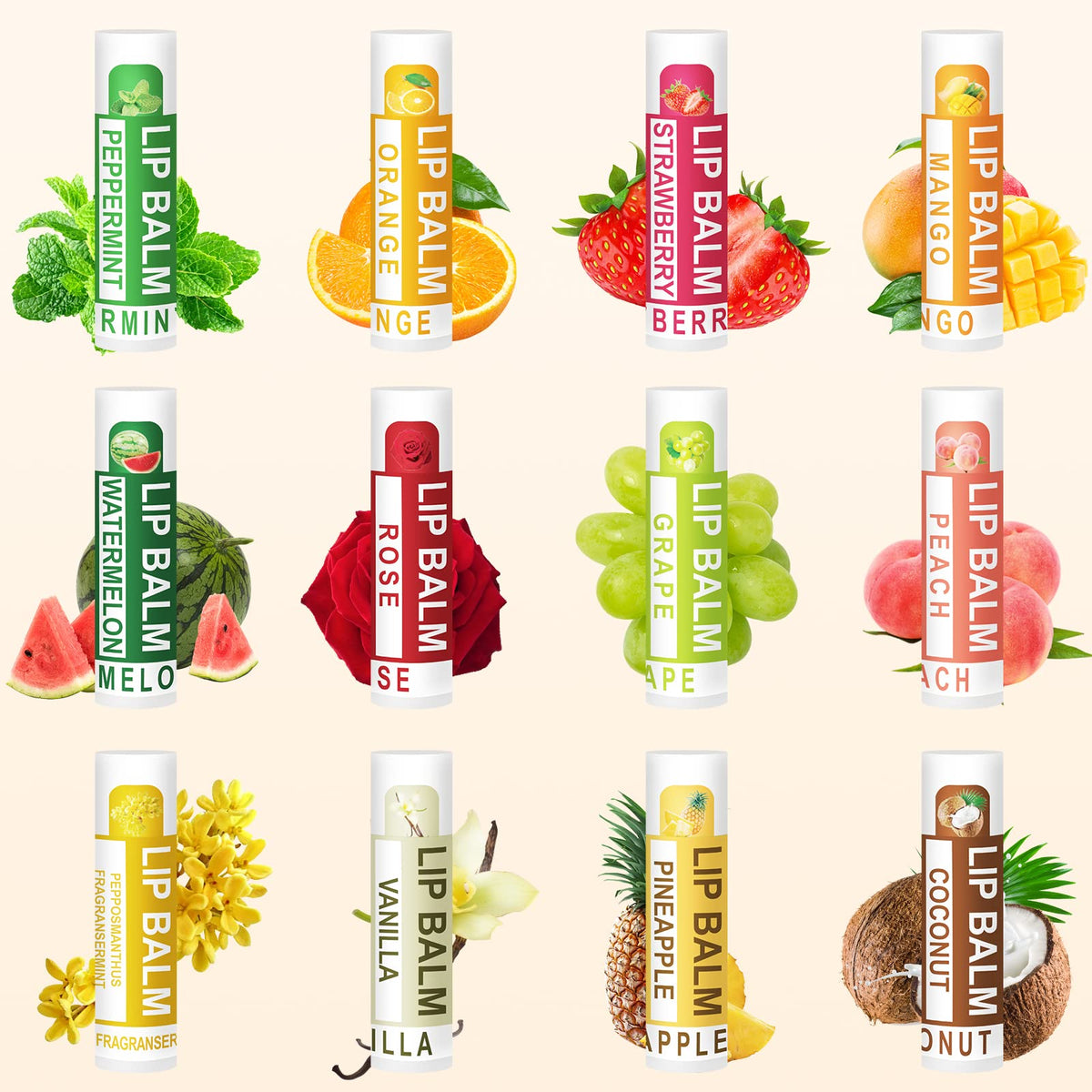 DMSKY open lip balm stick close-up showing smooth tip and quick application