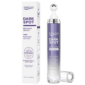 DMYGO front packaging showing compact dark spot remover, travel-friendly