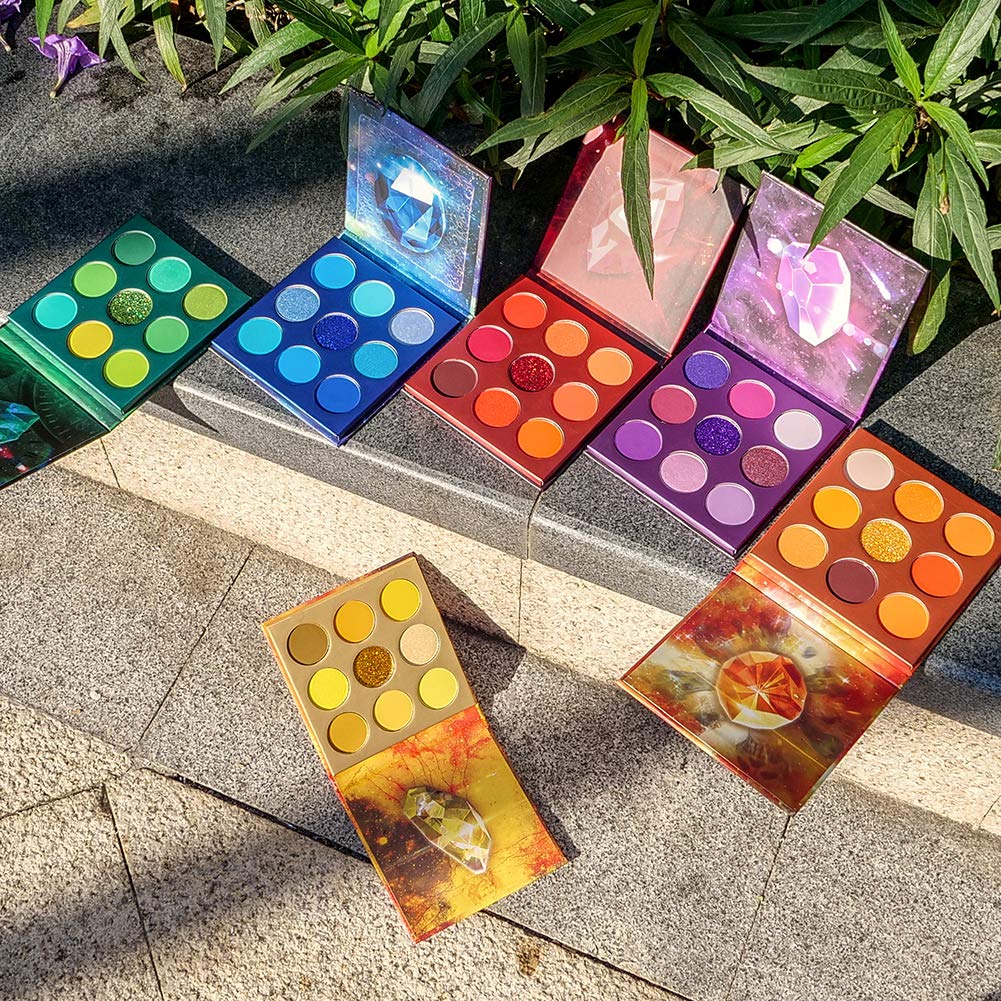 docolor palette held in hand showing compact size and portability