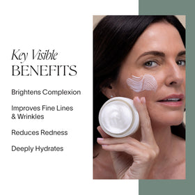 Doctor Rogers Restore cream texture close-up displaying lightweight hydration