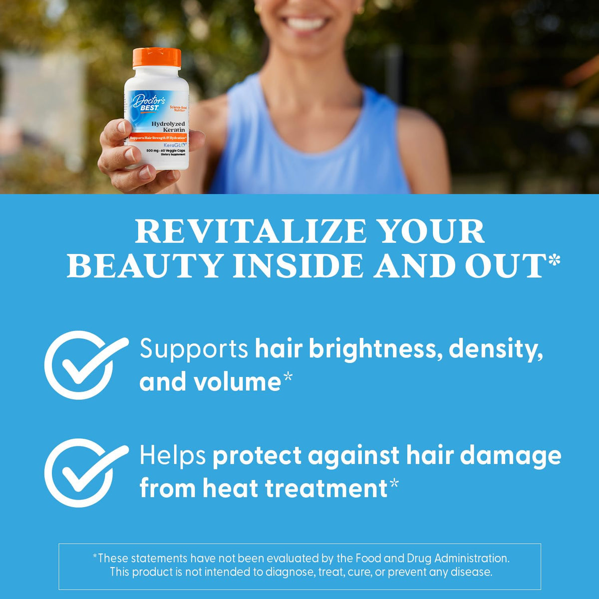 Doctor's Best close-up on capsule texture highlighting easy absorption