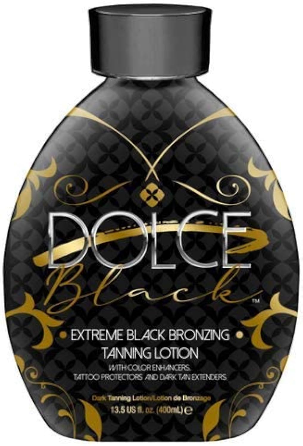 Dolce Black front packaging showing product and benefits close-up