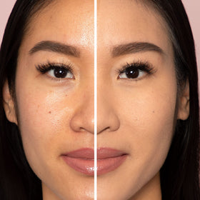 DOLL 10 applicator puff in use demonstrating quick touch-up benefit
