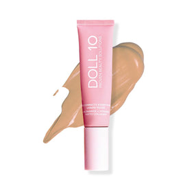 DOLL 10 front packaging showing lightweight tinted CC cream benefits