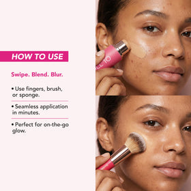 DOLL 10 stick in hand scale view illustrating compact, travel-friendly size