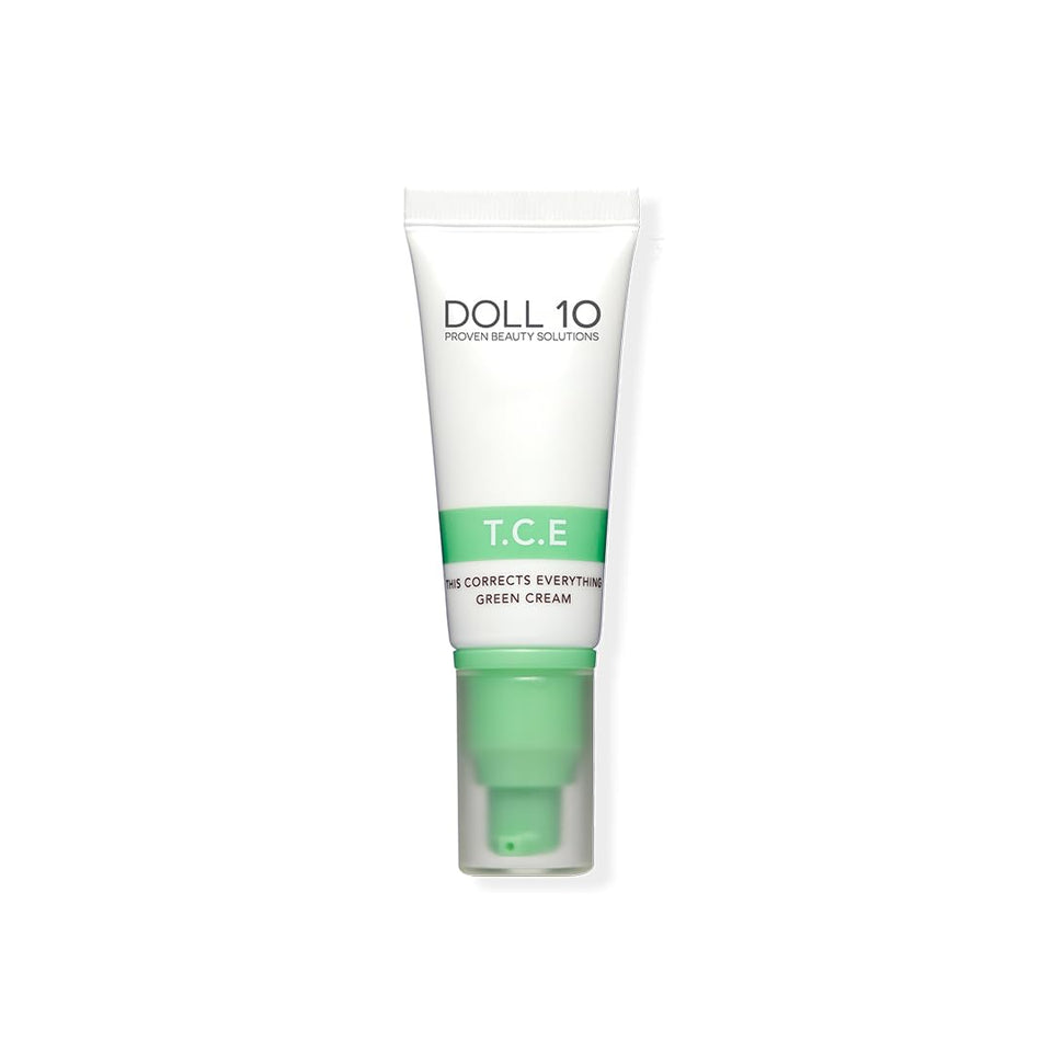 DOLL 10 front packaging showing green cream and label, clear ingredient benefits