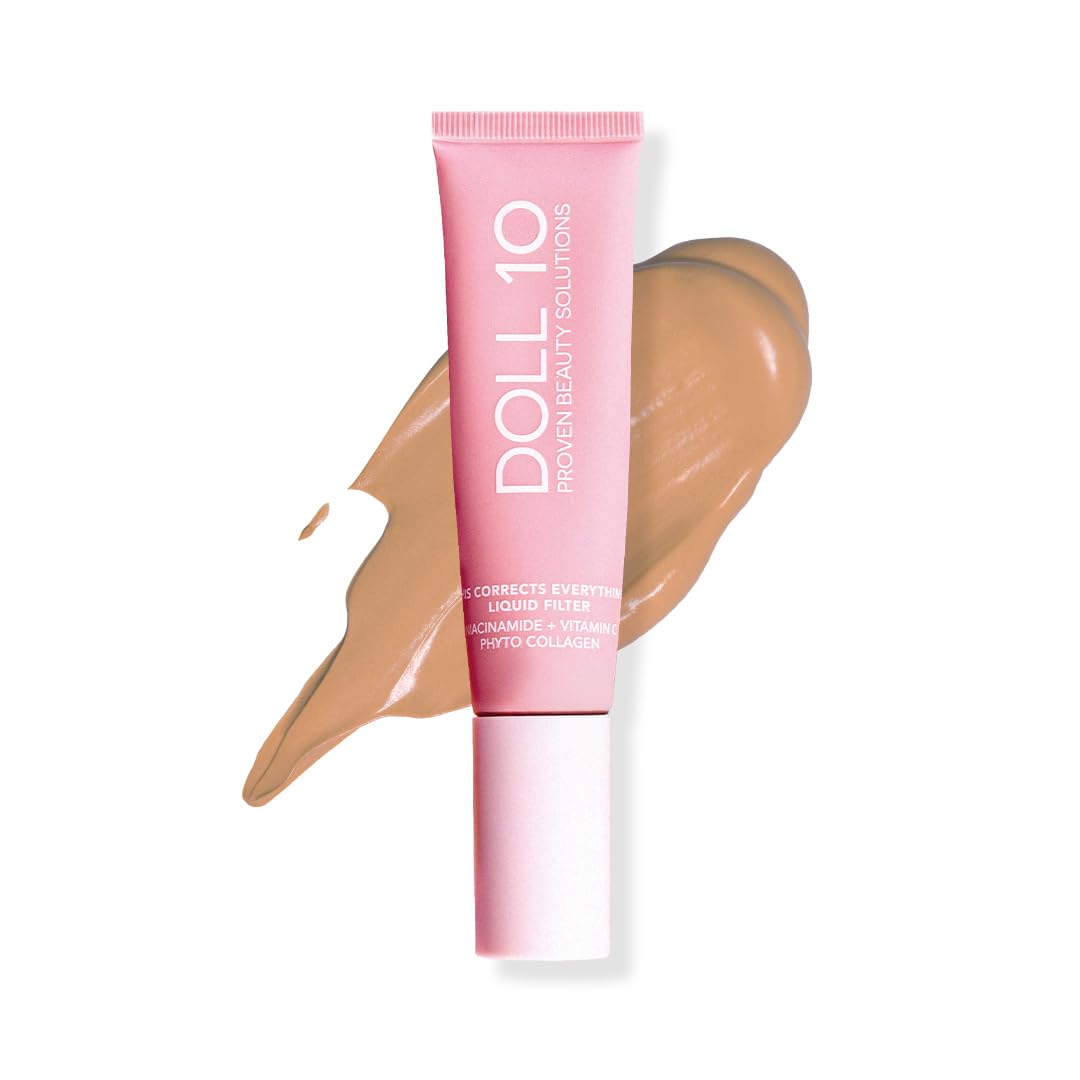 DOLL 10 front packaging shows clean bottle and shade labeling for easy selection