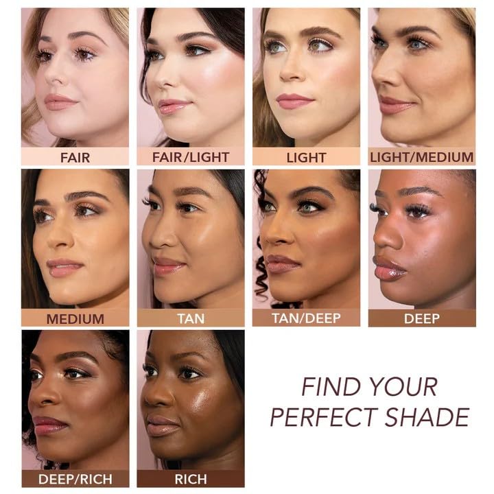 DOLL 10 before and after comparison showing blurred pores and refined texture