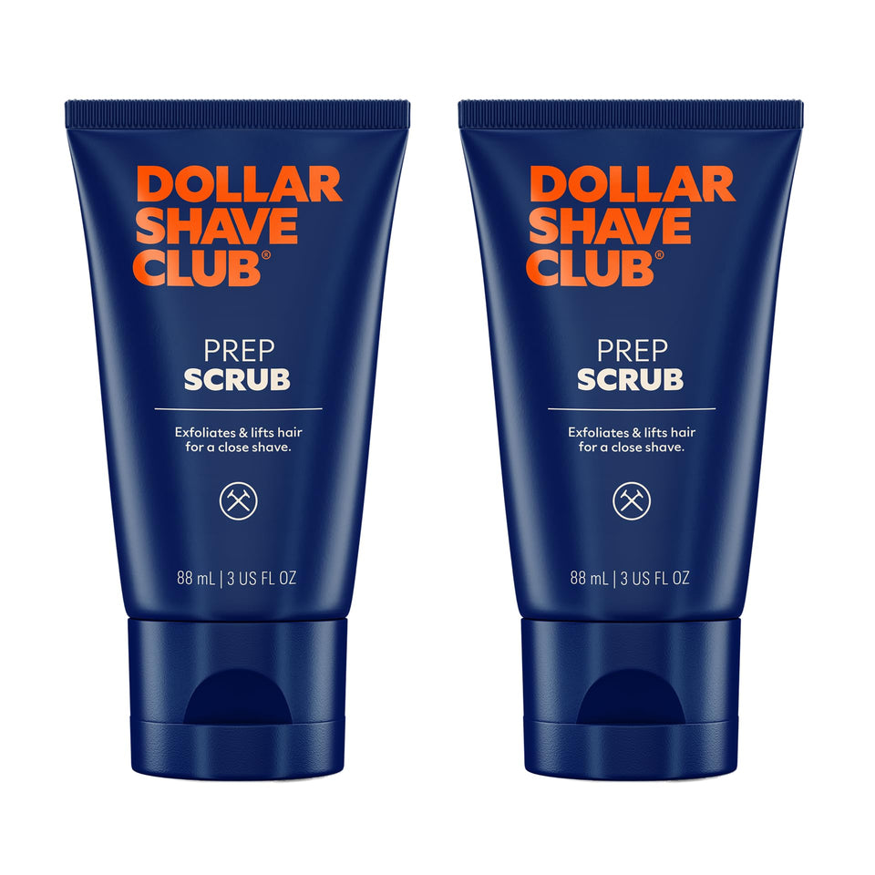 Dollar Shave Club front packaging of two-pack showing product and convenience