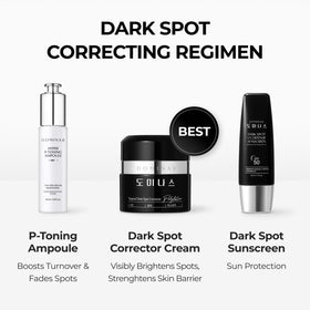 DOMINAS lifestyle on vanity illustrating daily routine and visible spot care