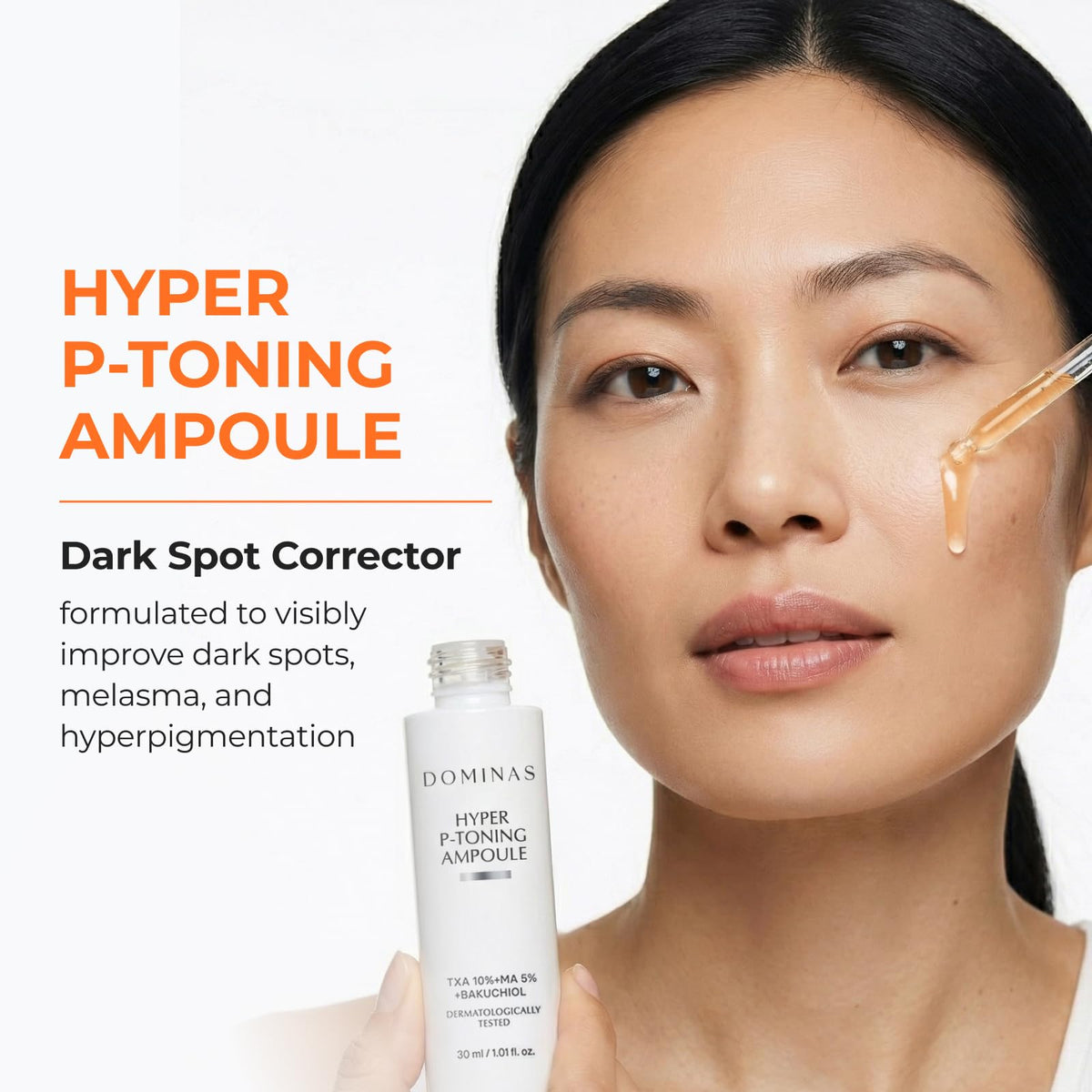DOMINAS close-up texture highlighting smooth, fast-absorbing finish