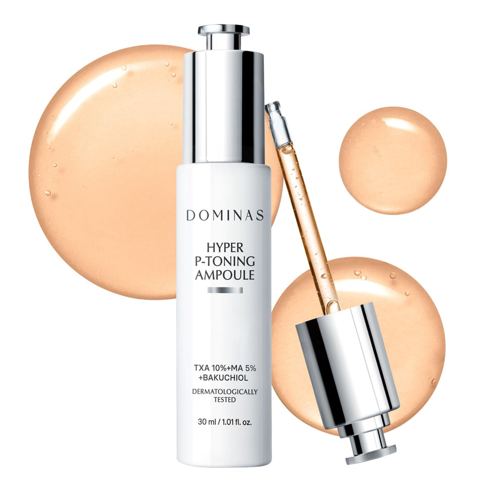 DOMINAS front packaging view showing product and brightening benefits
