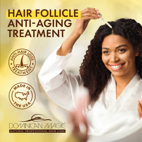 DOMINICAN MAGIC applicator top close-up for precise root-focused application