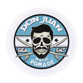 Don Juan open pomade texture highlighting matte, gritty finish for styling