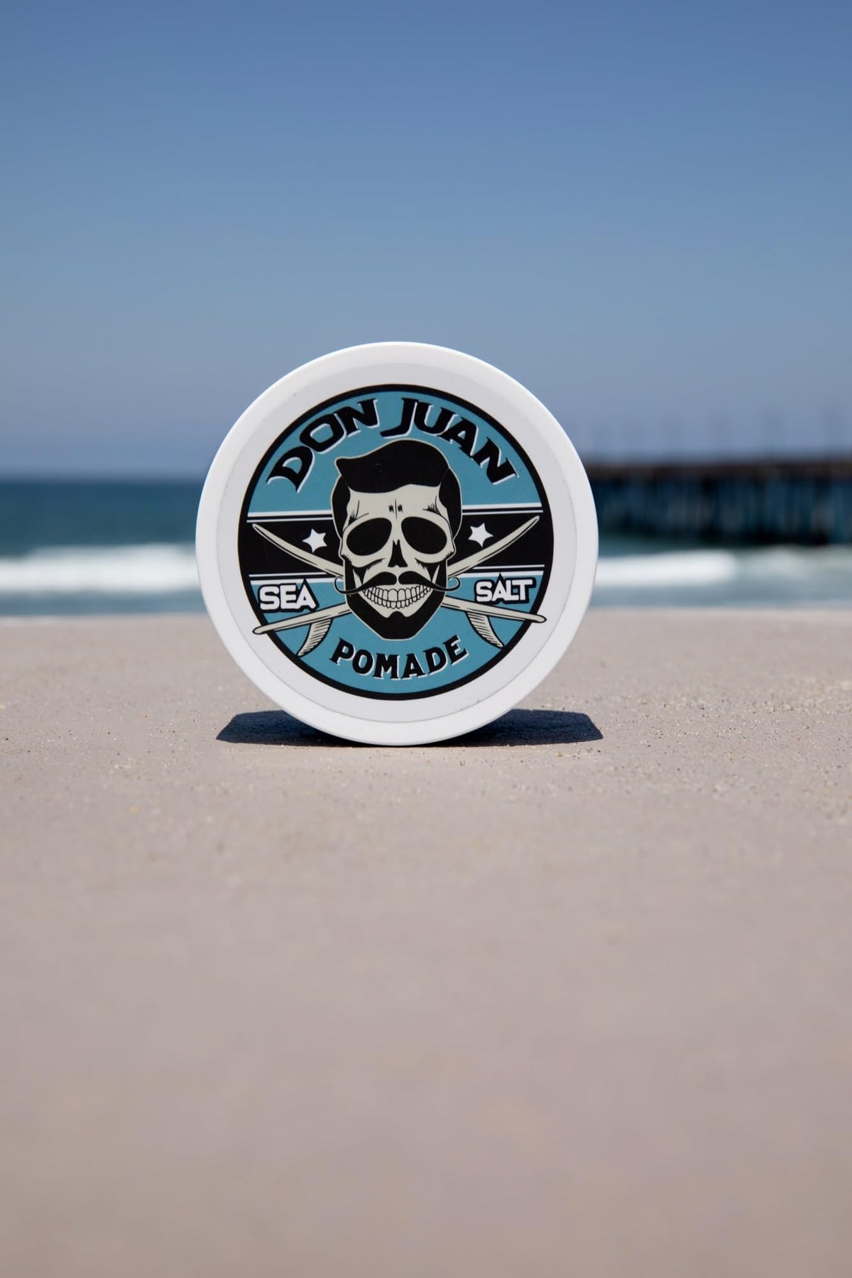 Close view of hair with medium shine after Don Juan pomade application