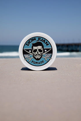 Close view of hair with medium shine after Don Juan pomade application