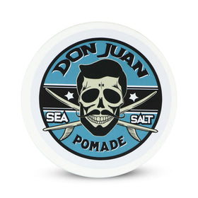 Don Juan pomade close-up texture showing water-based creamy salt finish