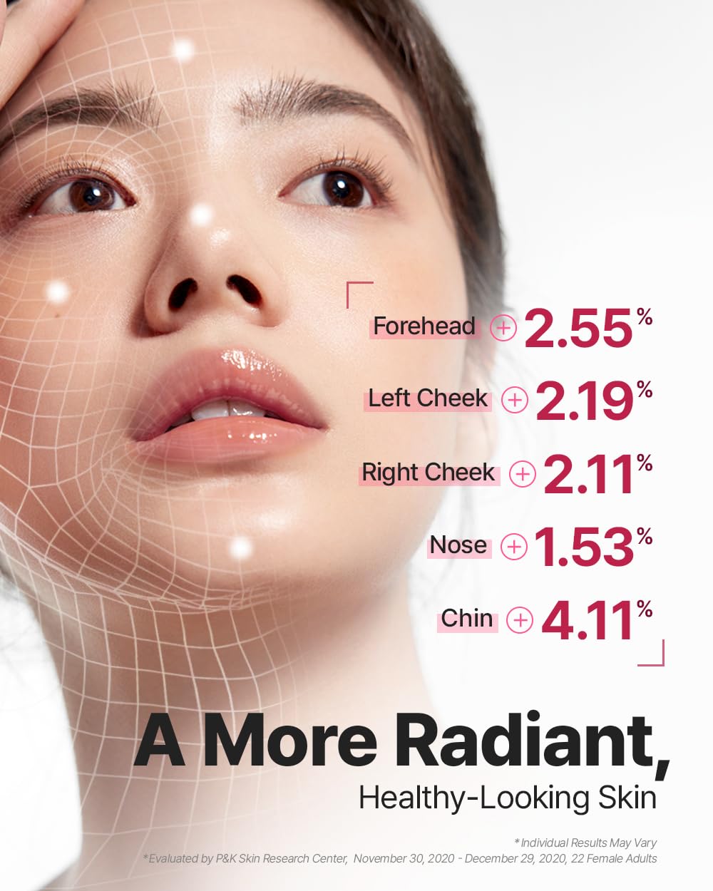 Donginbi pump action releasing serum, demonstrating quick absorption and lightweight feel