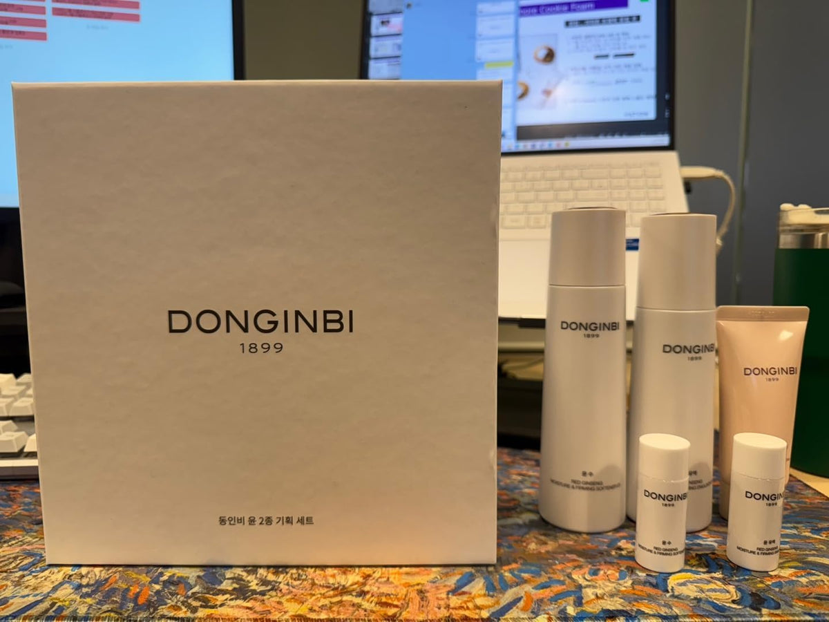 Donginbi hand comparison showing product sizes and portable benefit