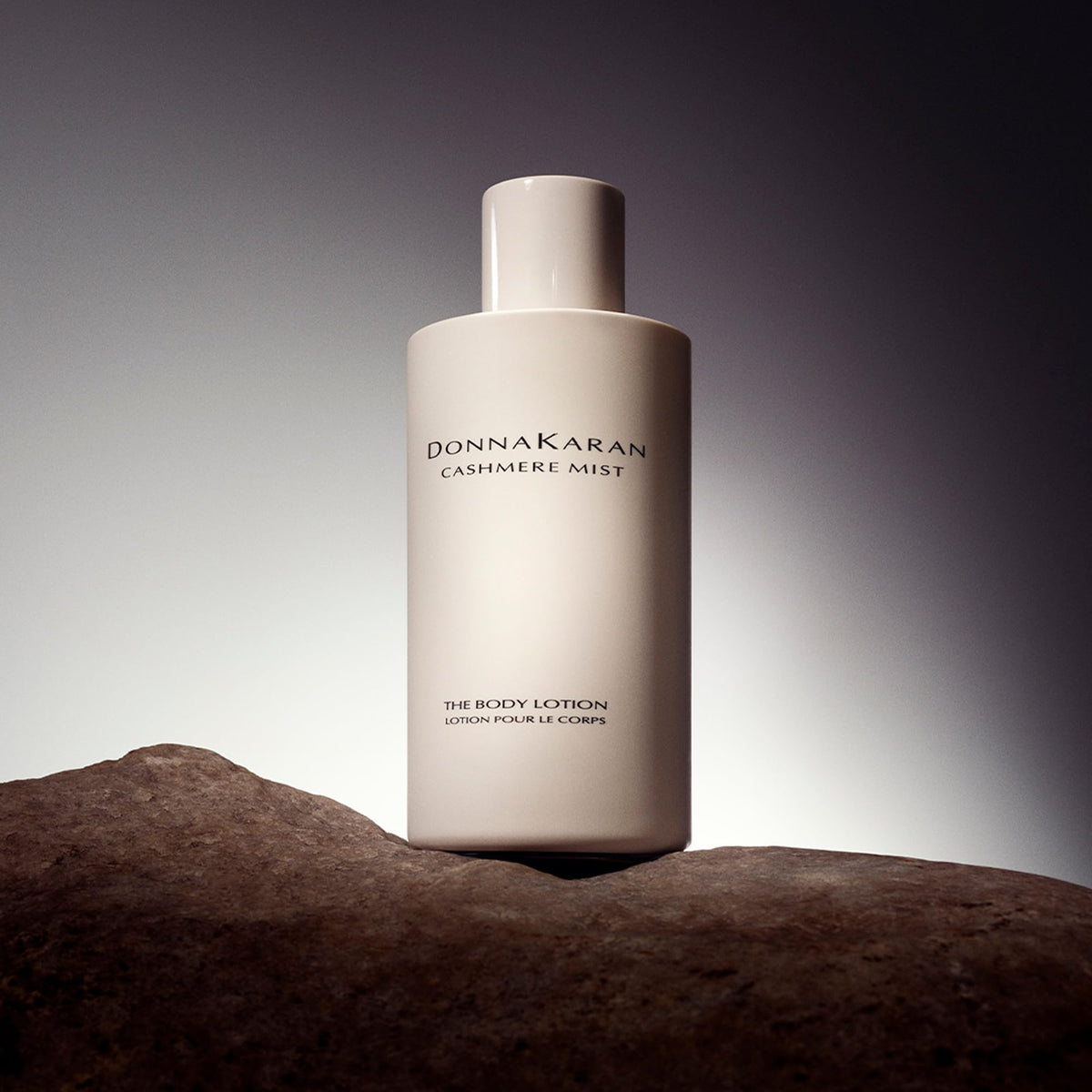 Donna Karan Cashmere Mist pump dispensing lotion for controlled application and convenience