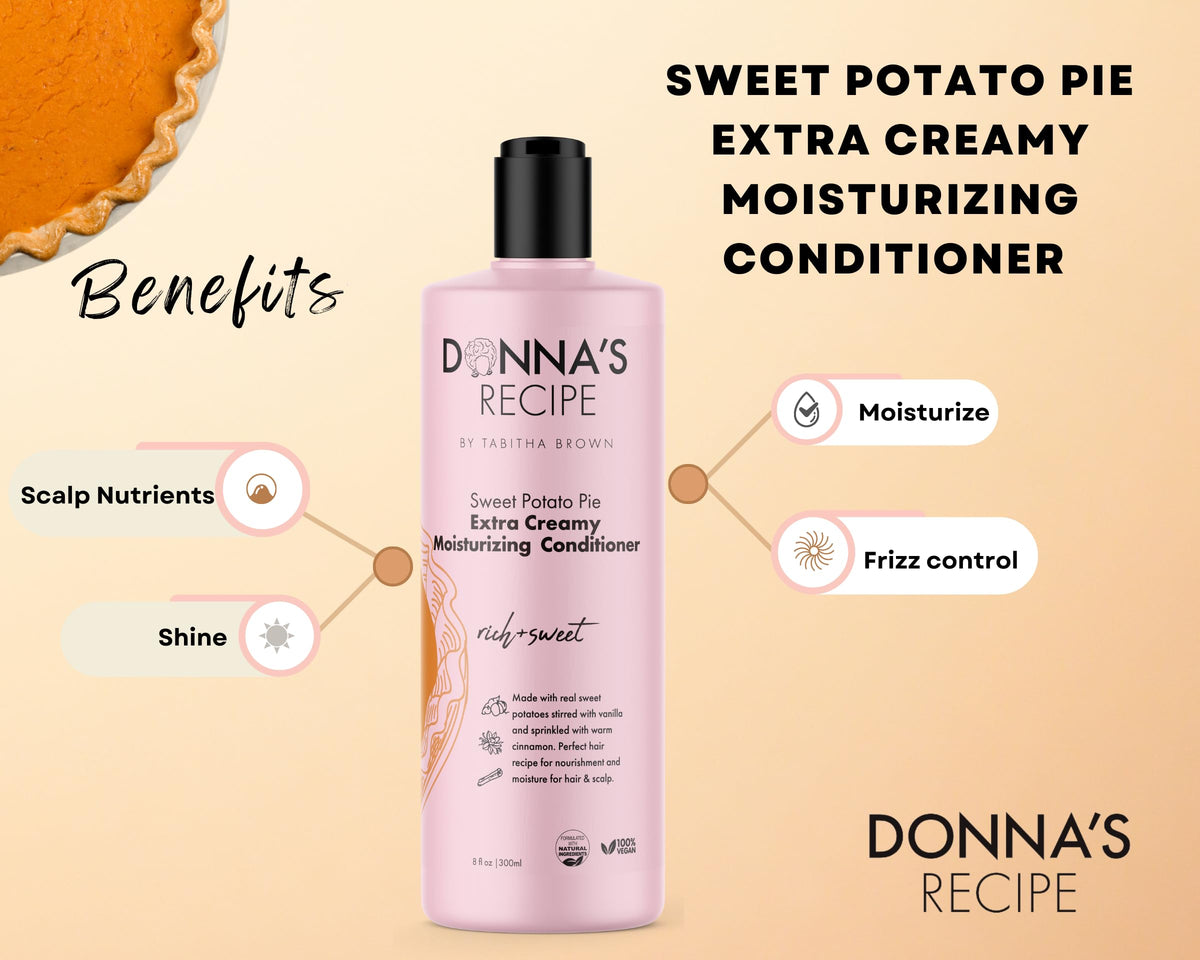 Donna's Recipe by Tabitha Brown creamy conditioner texture for deep hydration
