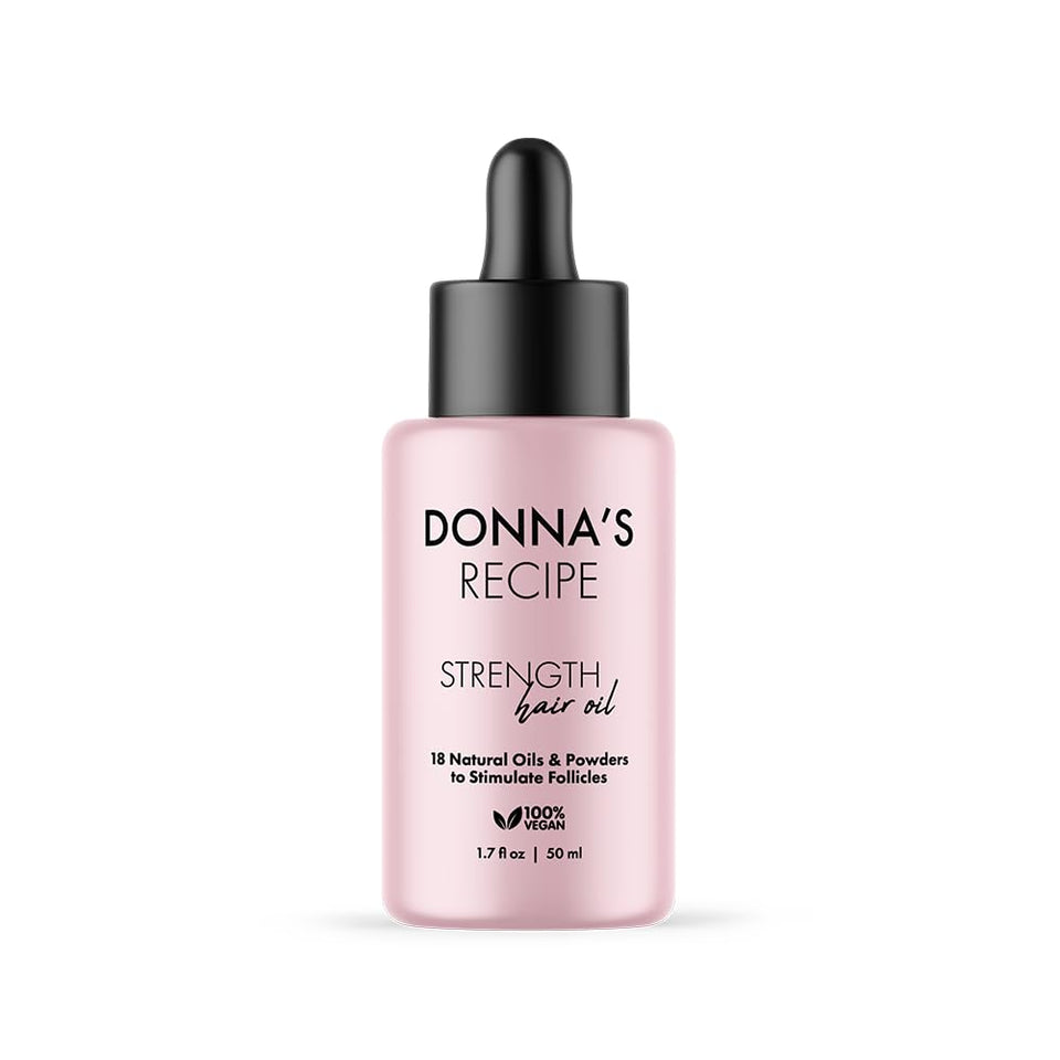 Donna's Recipe front packaging showing bottle and label, clear product identity and benefit