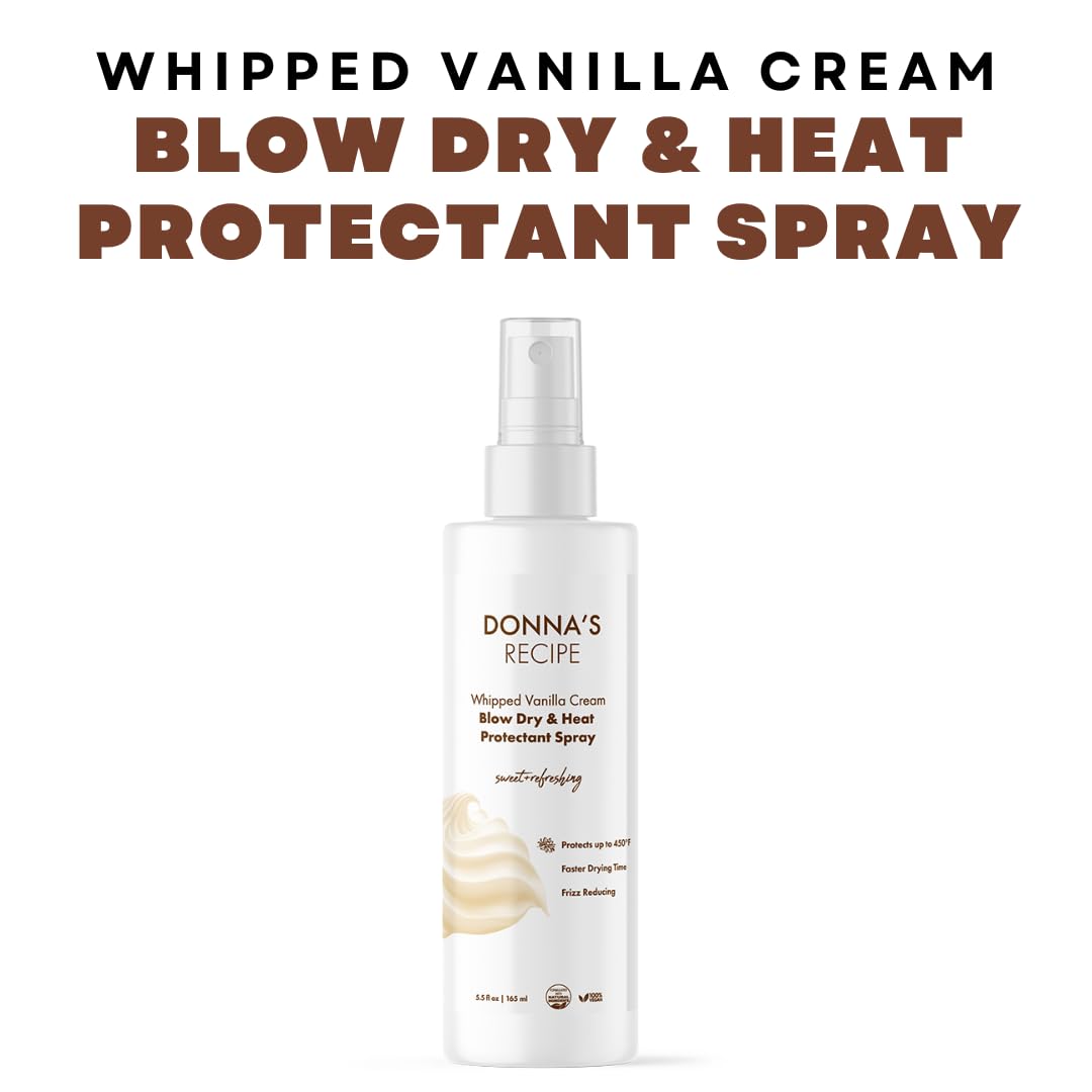 Donna's Recipe mist texture close-up highlighting lightweight finish