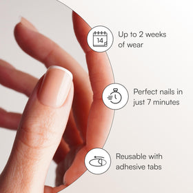 DOONAILS close-up of soft gel texture highlighting comfortable, flexible fit