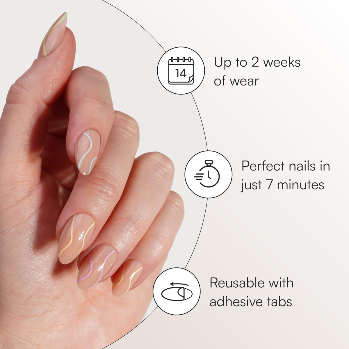 DOONAILS soft gel texture close-up highlighting flexible, natural-feel finish
