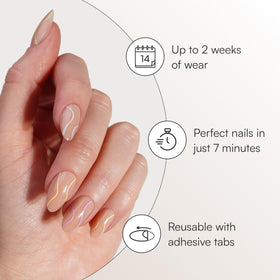 DOONAILS soft gel texture close-up highlighting flexible, natural-feel finish