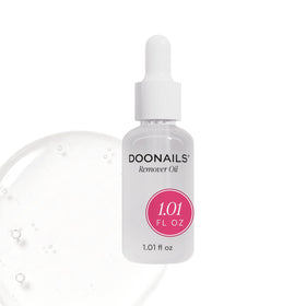 DOONAILS front packaging shows compact remover bottle and quick action benefit