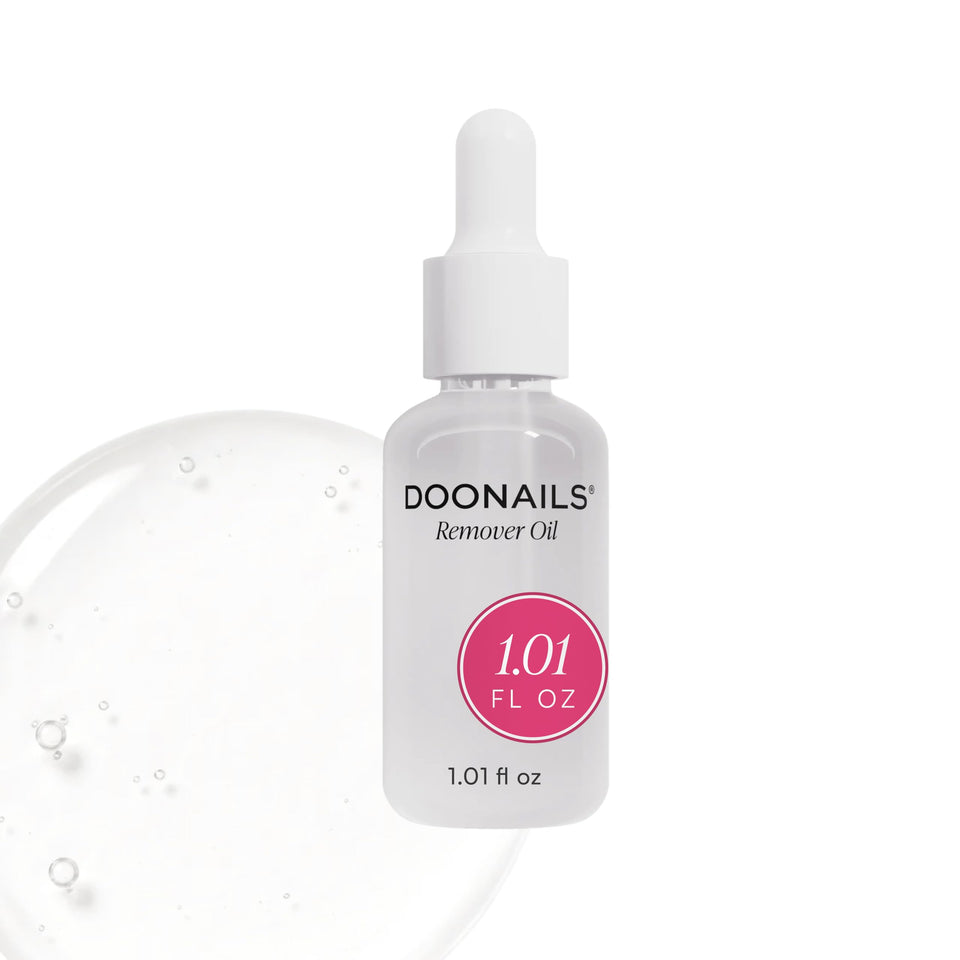 DOONAILS front packaging shows compact remover bottle and quick action benefit