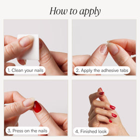 DOONAILS application in hand demonstrating easy at-home use