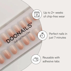 DOONAILS display of 30 nails in 15 sizes offering a tailored fit for each nail