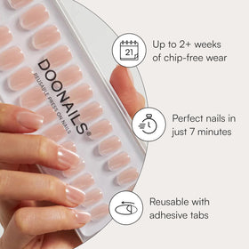 DOONAILS arranged nail shades layout highlighting color variety