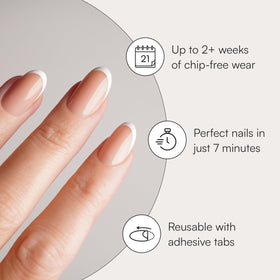 DOONAILS size spread with 15 sizes for a precise, comfortable fit