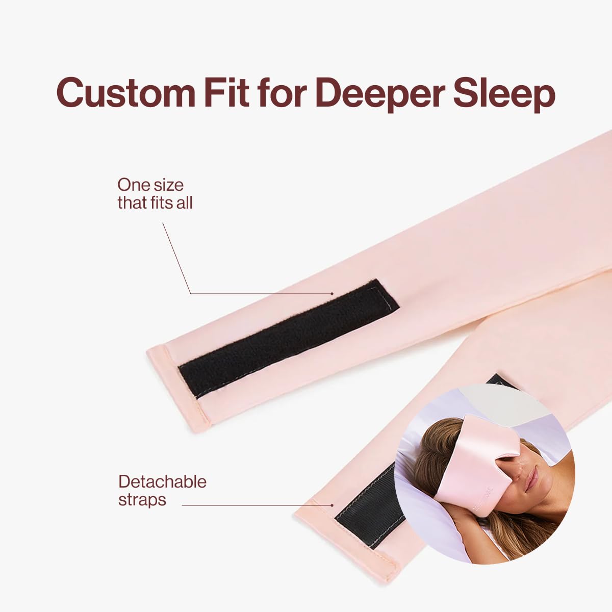 Dore & Rose adjustable strap detail demonstrating secure fit and customized comfort