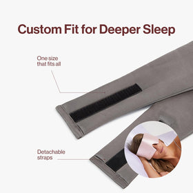 Dore & Rose contoured shape detail demonstrating blackout fit against face curves