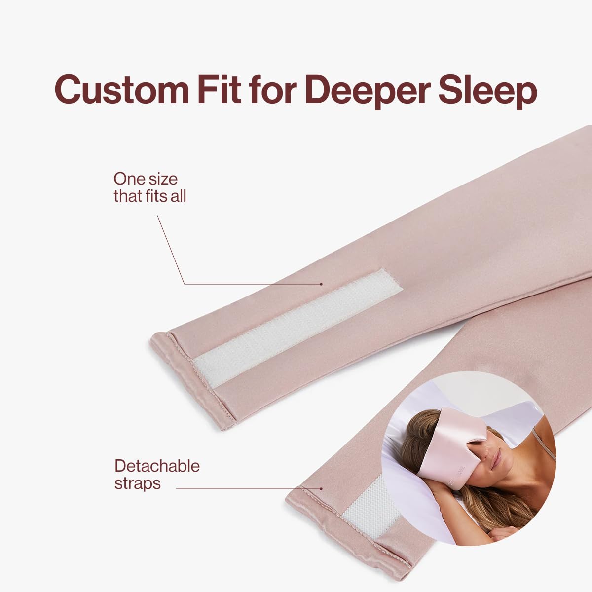 Dore & Rose side profile showing contoured seal to block ambient light