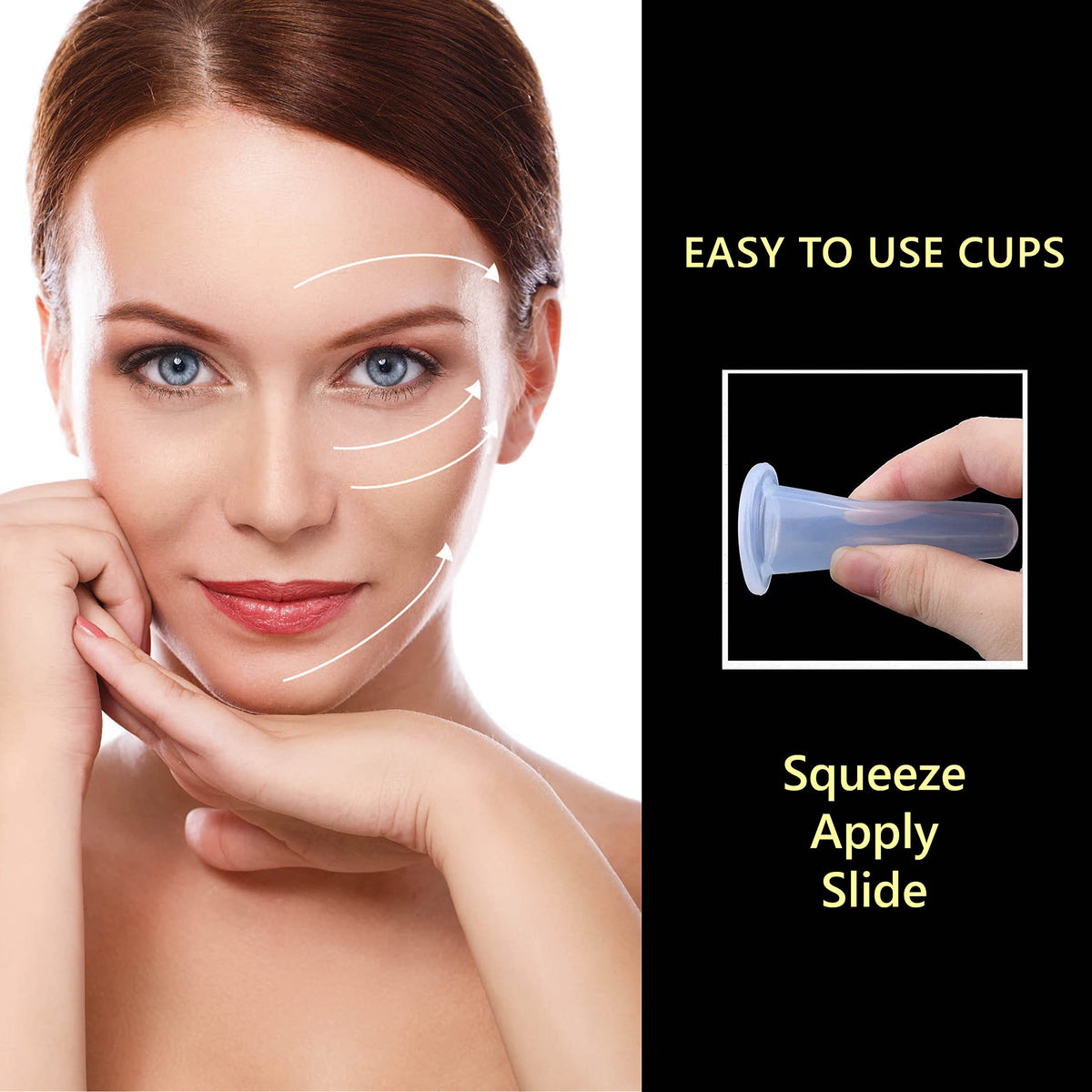 DoSensePro konjac sponge with cups illustrating skin prep and cleaner application